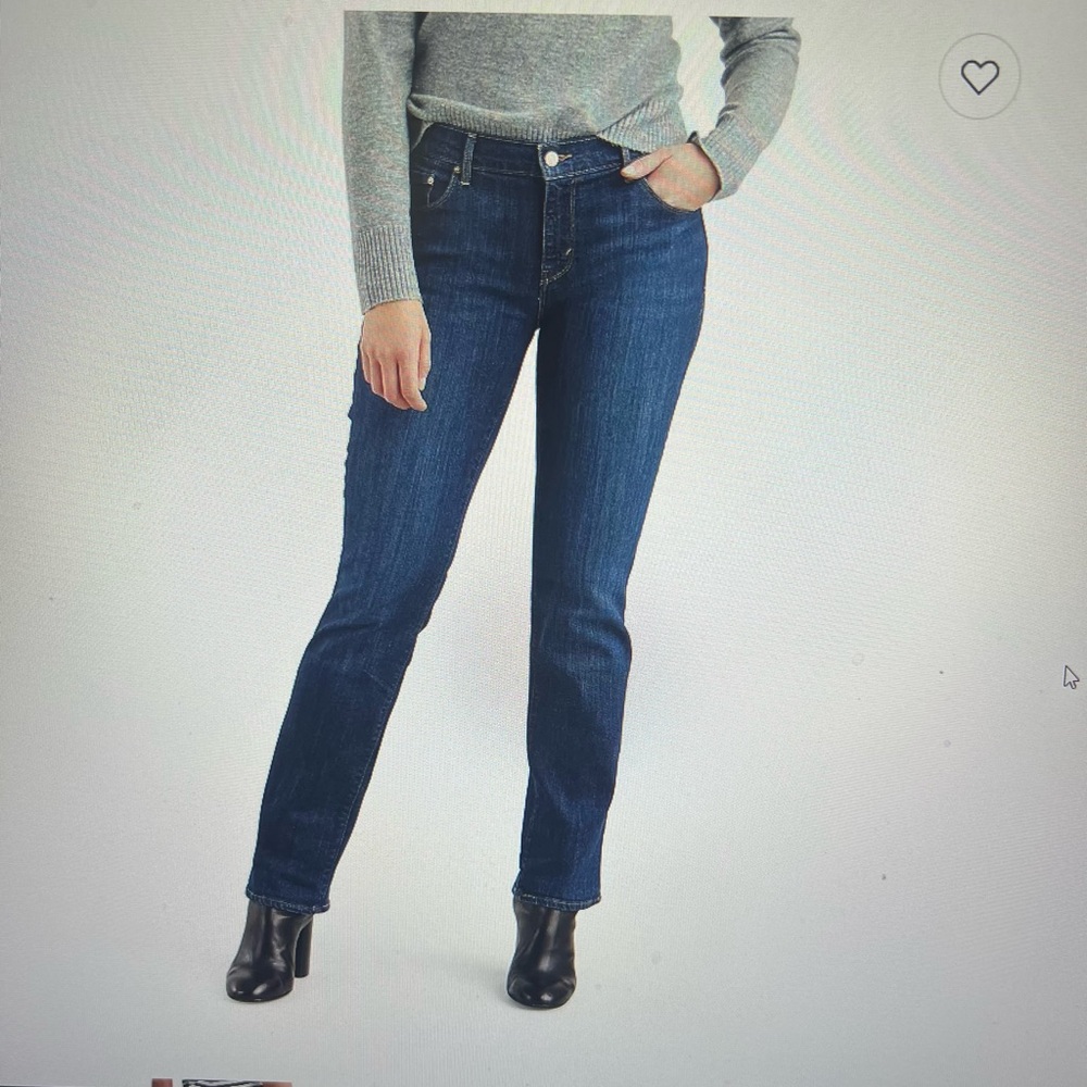 Levi’s 505 straight jeans woman’s size 6 dark wash